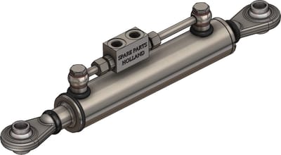 Hydraulische Topstang Cat. 1-1 - Verlengd - (390 - 500 mm) met terugslagklep en 2 x slangen