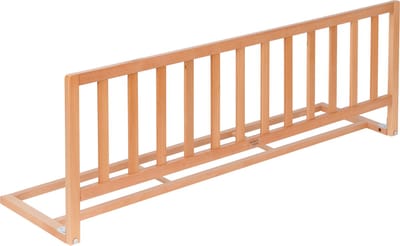 ib style® Bedhekje Tamo - Bedrail - Bedrand - Opvouwbaar - Natuurlijke - 90 cm