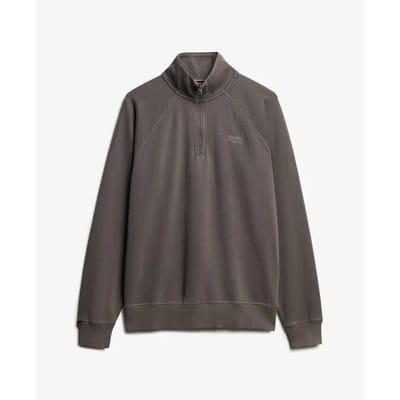 Treklogo met Tunisische kraag en raglanmouwen Superdry Essential