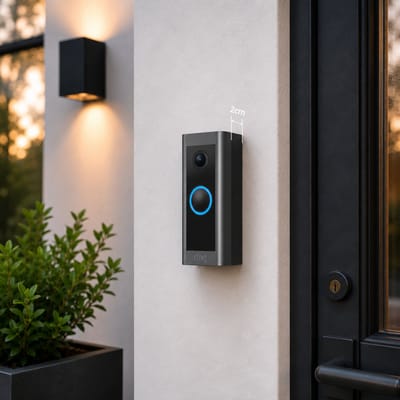 SmarThuis - afstandhouder geschikt voor Ring Video deurbel Wired - afstandhouder van 2cm 20mm - inclusief montage materiaal - sterk en milieubewust
