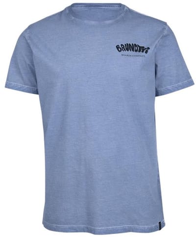 Brunotti - Johnian - T-Shirt GrayBlue - 100% Katoen - Regular Fit - M