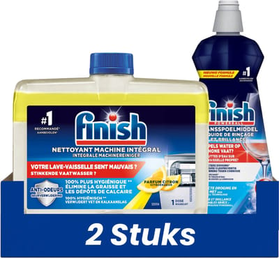 Finish Machinereiniger set - Glansspoelmiddel 170ml - Machinereiniger