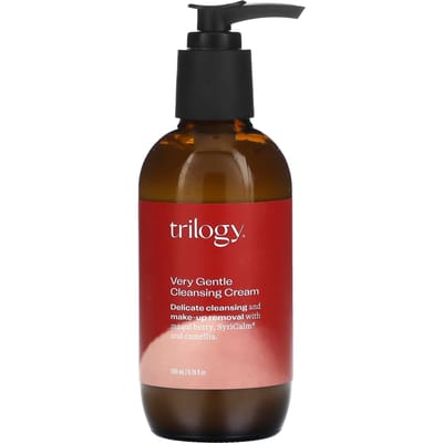 Trilogy, Crème Nettoyante Très Douce, pour peaux sensibles, 6,76 fl oz (200 ml) red