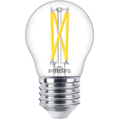 Philips MASTER LEDlustre E27 Kogel Filament Helder 2.5W 340lm - 922-927 Dim To Warm | Beste Kleurweergave - Dimbaar - Vervangt 25W