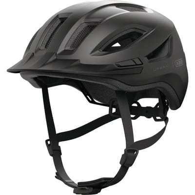 Fietshelm ABUS URBAN-I 4.0 LR velvet black M - 54-58 cm - zwart - Geschikt voor gebruik op elektrische fietsen - stadsfietsen - 260 g