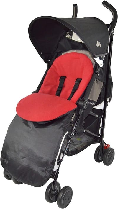 Universele Voetenzak Rood voor Kinderwagen en Buggy - Warm en Comfortabel Toebehoren