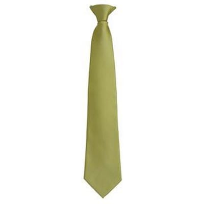 Premier Herenmode "Kleuren" Work Clip On Tie (Gras)