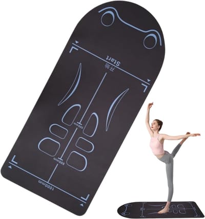 Trainingsmat - Yogamat Pilatesmat - Thuis sporten - Rutschvrije grip - 4 mm dik - Blauw