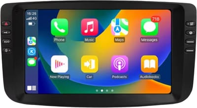 Autoradio met bluetooth - Carplay - Voor Fiat Linea & Punto EVO (2012-2015) - Geschikt voor Apple en Android - Stereo - Navigatie - Navigatiesysteem auto - 2GB 64GB