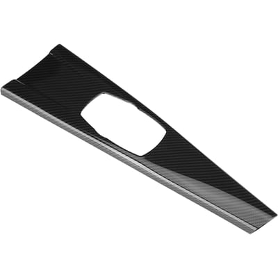 Fibre de Carbone ABS Intérieur Panneau Multimédia Couvercle Garniture Conduite à Gauche pour Série 3 F30 F34 Série 4 F33 F36 black
