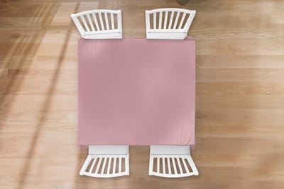 Tafelkleed - Tafellaken - 100x100 cm - Roze - Kleuren - Interieur - Effen - Kleur - Binnen en Buiten