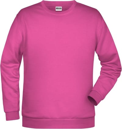 James And Nicholson Heren Basis Sweatshirt (Roze)