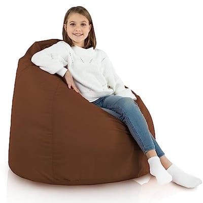 XL Outdoor Bean Bag Bruin - Waterdicht, Handgemaakt, Geschikt voor Binnen en Buiten