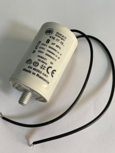 DAB Condensator 8 Uf - Origineel