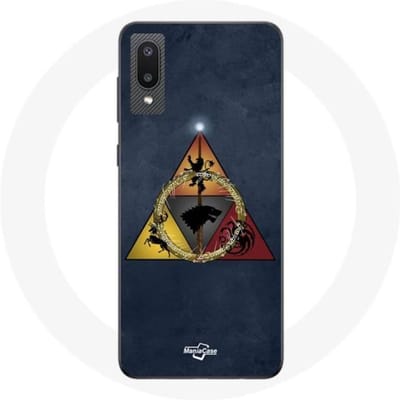 Coque - Game of Thrones - Samsung Galaxy A02 - Souple - Triangle Logo Baratheon - Mixte