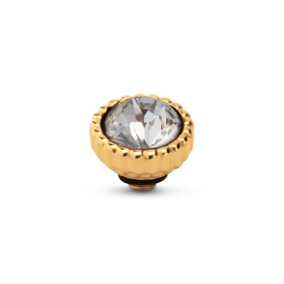 Melano Twisted Bali Petite Steentje Crystal | Goud