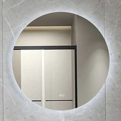 Vestland - Badkamerspiegel met Verlichting - 80 CM - Anti-condens - 3 LED standen