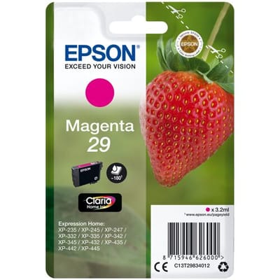 Epson Strawberry 29 Claria Home inkt, magenta, enkele verpakking