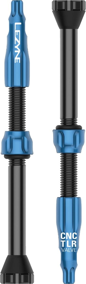 LEZYNE Bandenplakkers CNC TLR TUBELESS VALVE 60MM BLUE