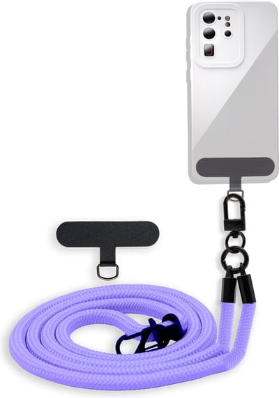 Cadorabo mobiele telefoonketting geschikt voor Honor 1 in PAARS met verstelbaar riemkoord om om je nek te hangen
