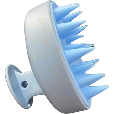 Outil de massage du cuir chevelu pour le lavage des cheveux, peigne en silicone pour le shampooing, brosse de massage pour la tête. gray