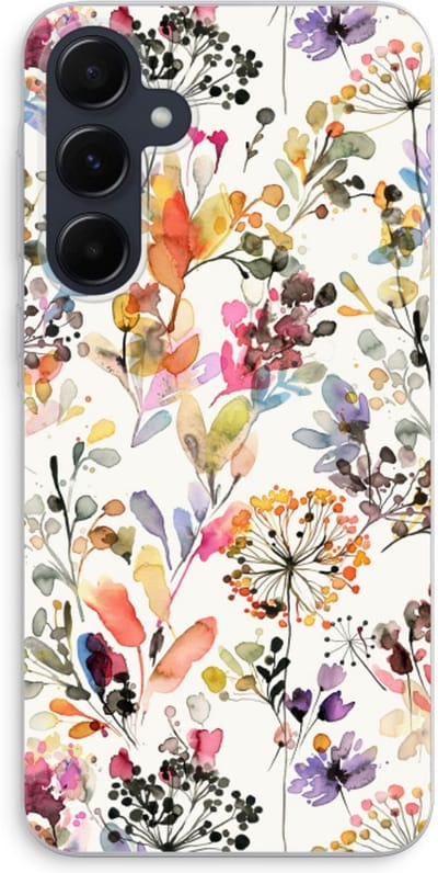 Case Company® - Hoesje geschikt voor Samsung Galaxy A55 hoesje - Wilde grassen - Soft Cover Telefoonhoesje - Bescherming aan alle Kanten en Schermrand