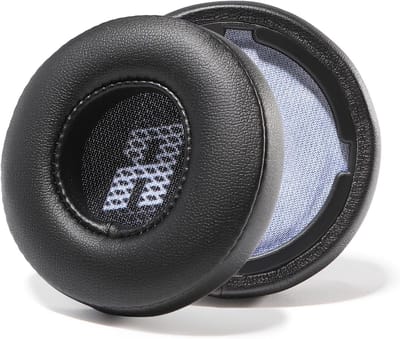 Vervangende Oorkussens van PU Leer voor JBL Live 400BT en Live 460NC met Hoogwaardige Geheugenfoam in Zwart