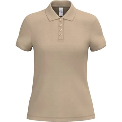 Biologisch pique polo voor dames iDeal Basic Brand