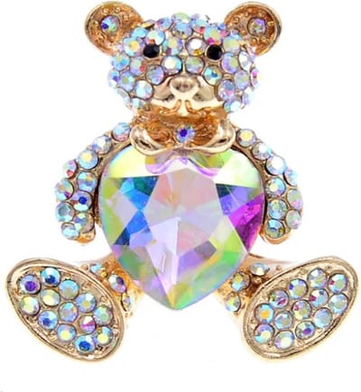 Zelto- Broche- Beer- Bling Bling-Broche Boetiek