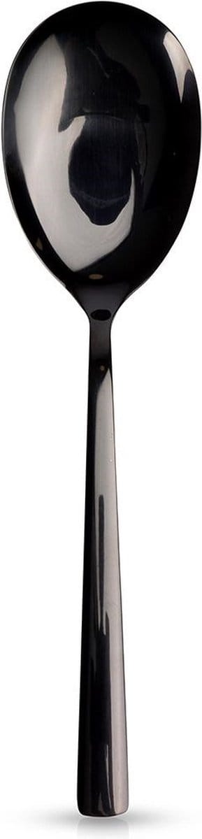 Salade Lepel Edelstaal Zwart BLACK 25 cm - Slabestek - Saladebestek