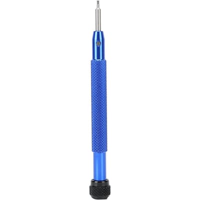 Zeskant Schroevendraaier Horloge Band Reparatie Schroevendraaier Horlogemaker Gereedschap Accessoire 1.2mm blue