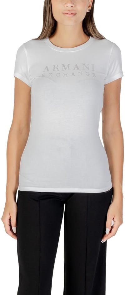 Printed Short Sleeve Round Neck T-shirt Wo - White Shirts