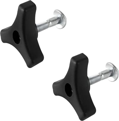 Grasmaaier Handvat Onderdelen - Vleugelmoer Set - Universele Bevestiging - Duurzaam Metaal - 5.4 x 2.3 cm