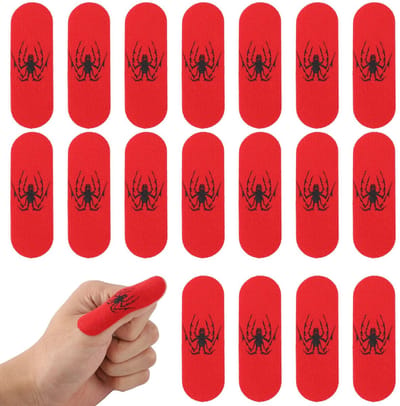 Dailygoods- Duimtape 120 Stuks - Comfort Duimbeschermer - Zweetbestendig - Vinger Tape - Bowlingaccessoires - Katoenen Stof 7,5x2,5cm - Vingertape