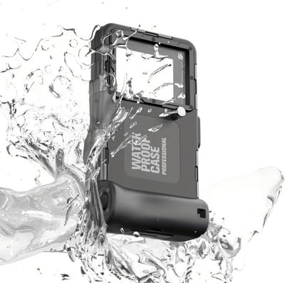 Bovista Waterdichte Telefoonhoesjes - Waterdicht Telefoonzakje - Waterproof Festival Opbergtasje - Documententasje - Waterbestendig - Zwart