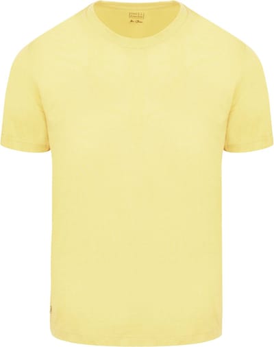King Essentials The Steve T-Shirt Lichtgeel - Maat S - Heren - Casual T-shirts