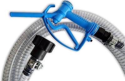 IBC Vulset Pekelwater & De-Icing – DIN 61 + 3 m slang | Veilig overpompen van zout­oplossingen