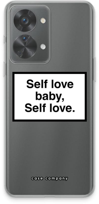 Case Company® - Hoesje geschikt voor OnePlus Nord 2T hoesje - Self love - Soft Cover Telefoonhoesje - Bescherming aan alle Kanten en Schermrand