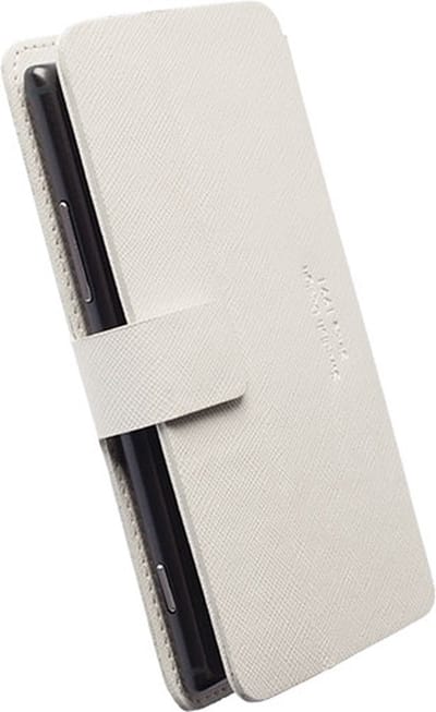 Krusell Universal Phone Malmö FlipWallet Slide White 5XL