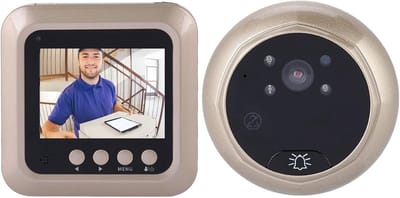 Slimme Videodeurbel met 2,4 inch HD Scherm en Infrarood Nachtzicht