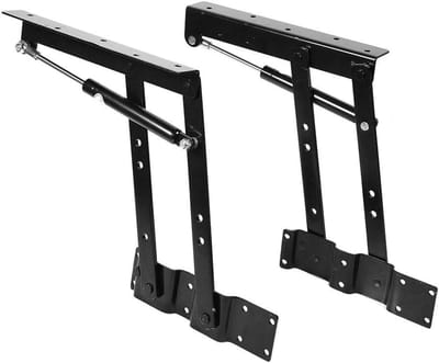2 stks Lift Up Top Salontafel Mechanisme Veerscharnier Hardware Fitting Tafel Scharnier Voor Meubelaccessoires, Multifunctionele Pneumatische Gasveer Lift Ondersteuning voor Salontafel
