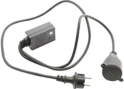 Lumineo Knipperlichtadapter voor kerst zwart 140 cm - Kerstverlichting Timer