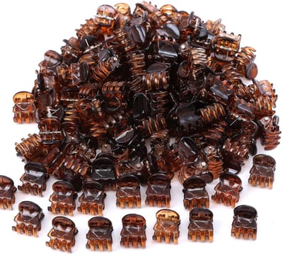 Dailygoods- Haarspelden 100 stuks - Mini-haarspeld - Haaraccessoires - Haarklemmen - Dames/kinderen - Kunststof - 10 stijlen
