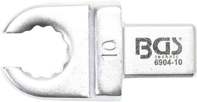 BGS Insteek-Ringsleutel open 10 mm opname 9 x 12 mm - 6904-10