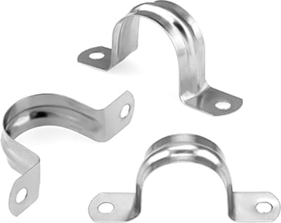 30 Stuks U-vormige 32mm 304 Roestvrijstalen Klemmen voor Gasleidingen, Waterleidingen en Kabels