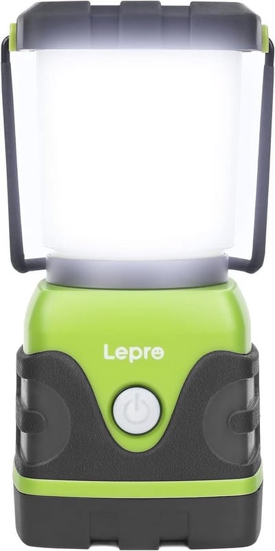 Dimbare Campinglantaarn met 1500 Lumen - Batterijlantaarn voor Noodverlichting en Camping