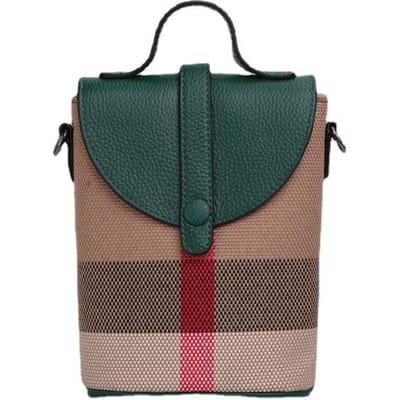 Crossbody Tas Trendy Nieuwe Mini Tas High-end en Modieuze Mobiele Telefoon Tas Ruitjes Tas black