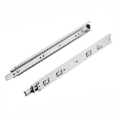 SOTECH 1 paar volledig uittrekbare geleiders KV-50-H45-L250-NF 250 mm (50 Kg draagvermogen, hoogte 45 mm, gegalvaniseerd staal) telescopische ladegeleider