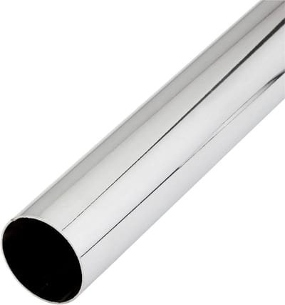 SOTECH ronde kaststang Ø 25 mm L: 600 mm staal gepolijst chroom garderobestang kledingstang