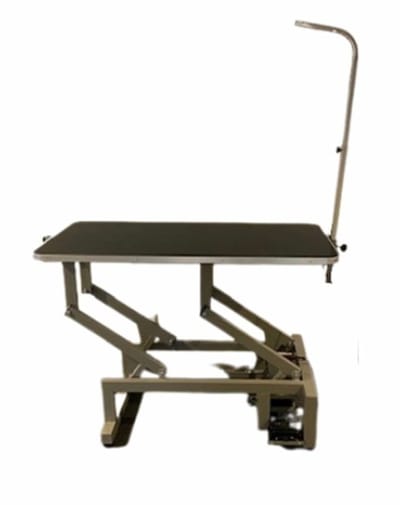 Trimtafel Elektrisch Oxford - Voor Hond & Puppy - Trimsalon - 2 Lussen - Verstelbare Trimarm - Werkblad 110 x 60 cm - Verstelbaar 50-97 cm Hoog - Tot 100 kg